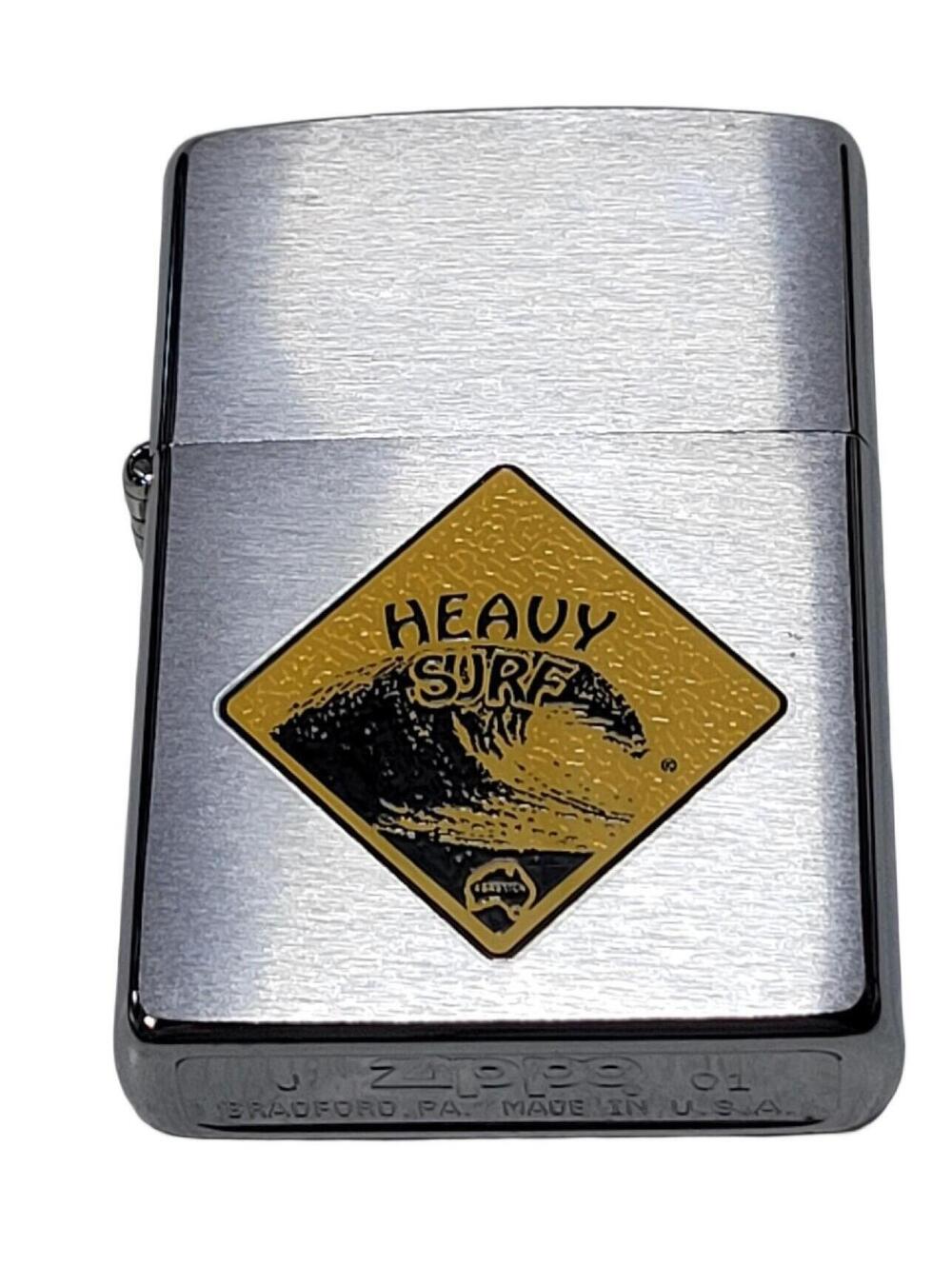 HEAVY SURF ROADSIGN AUSTRALIA ZIPPO LIGHTER New Unfired 2001